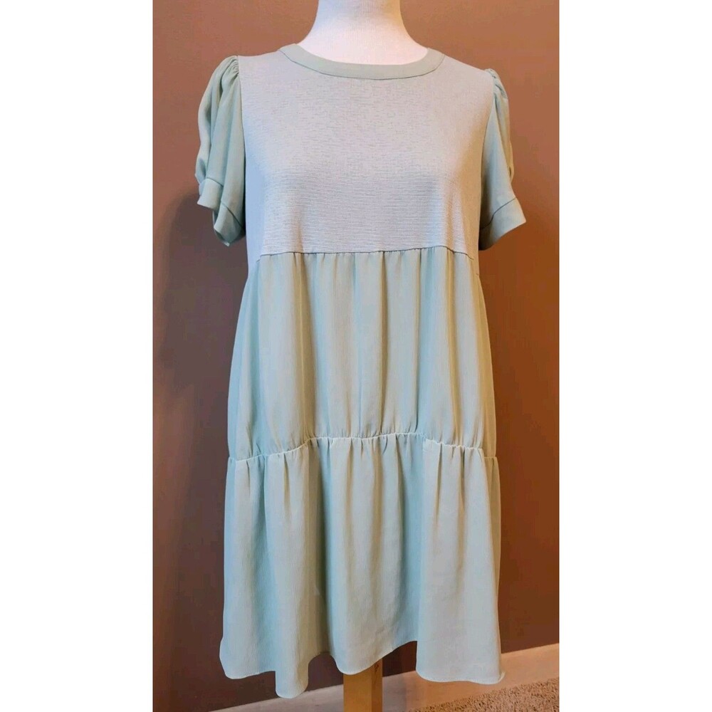 NWOT Blu Pepper - Mint Green - Babydoll Dress | Small |